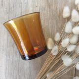 Amber water glasses Duralex