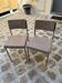2 chaises 70 re-tapissées, années