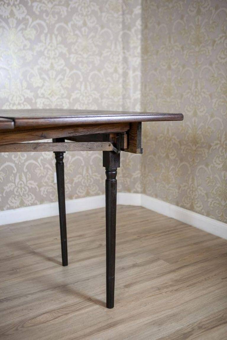 Early 20th Century Extendable Oak Dining Table, 1930s