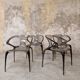 4 chairs Ava bridge design Roche Bobois