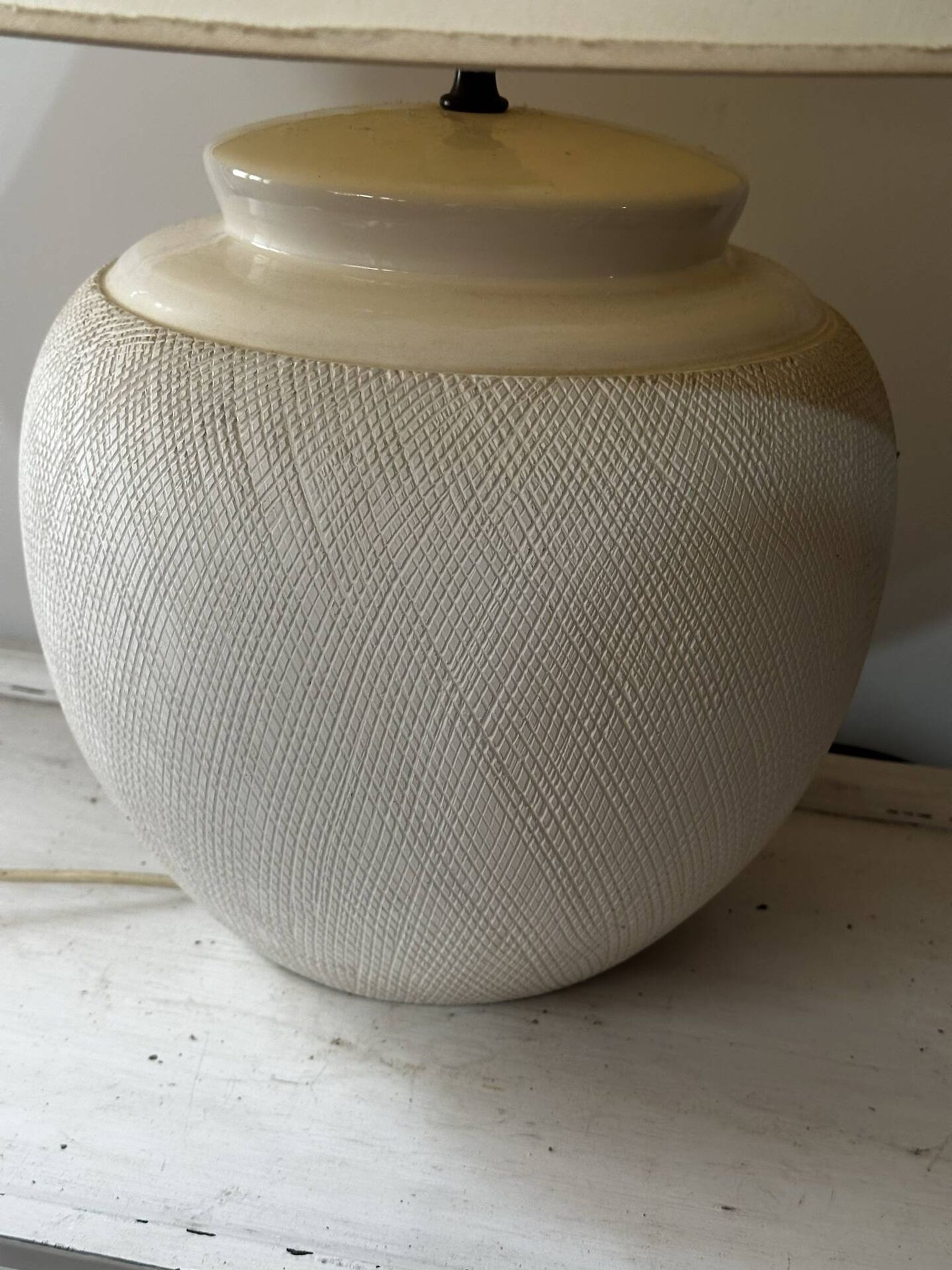 Ceramic lamp from the 80s