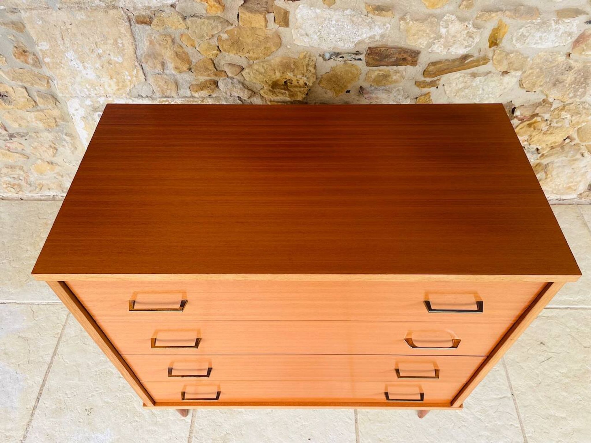 Vintage chest of drawers, 4 drawers, circa 1960s