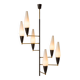 Lustre italien de style Stilnovo, années 1960