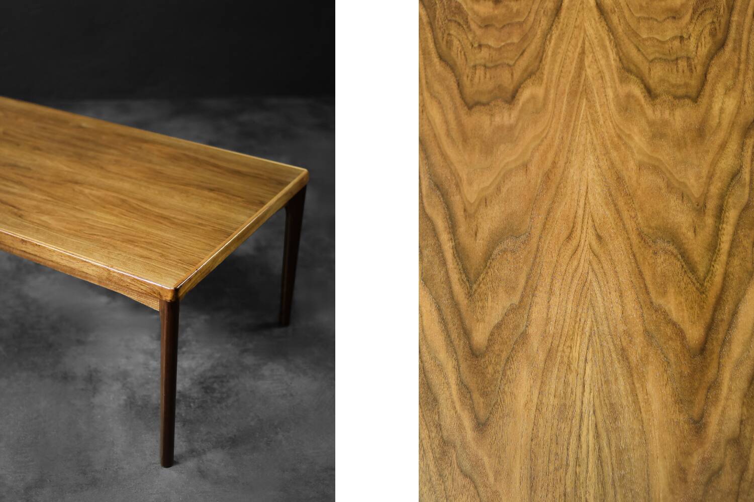 Vintage Mid-Century Danish Modern Teak Coffee Table from Vejle Møbelfabrik