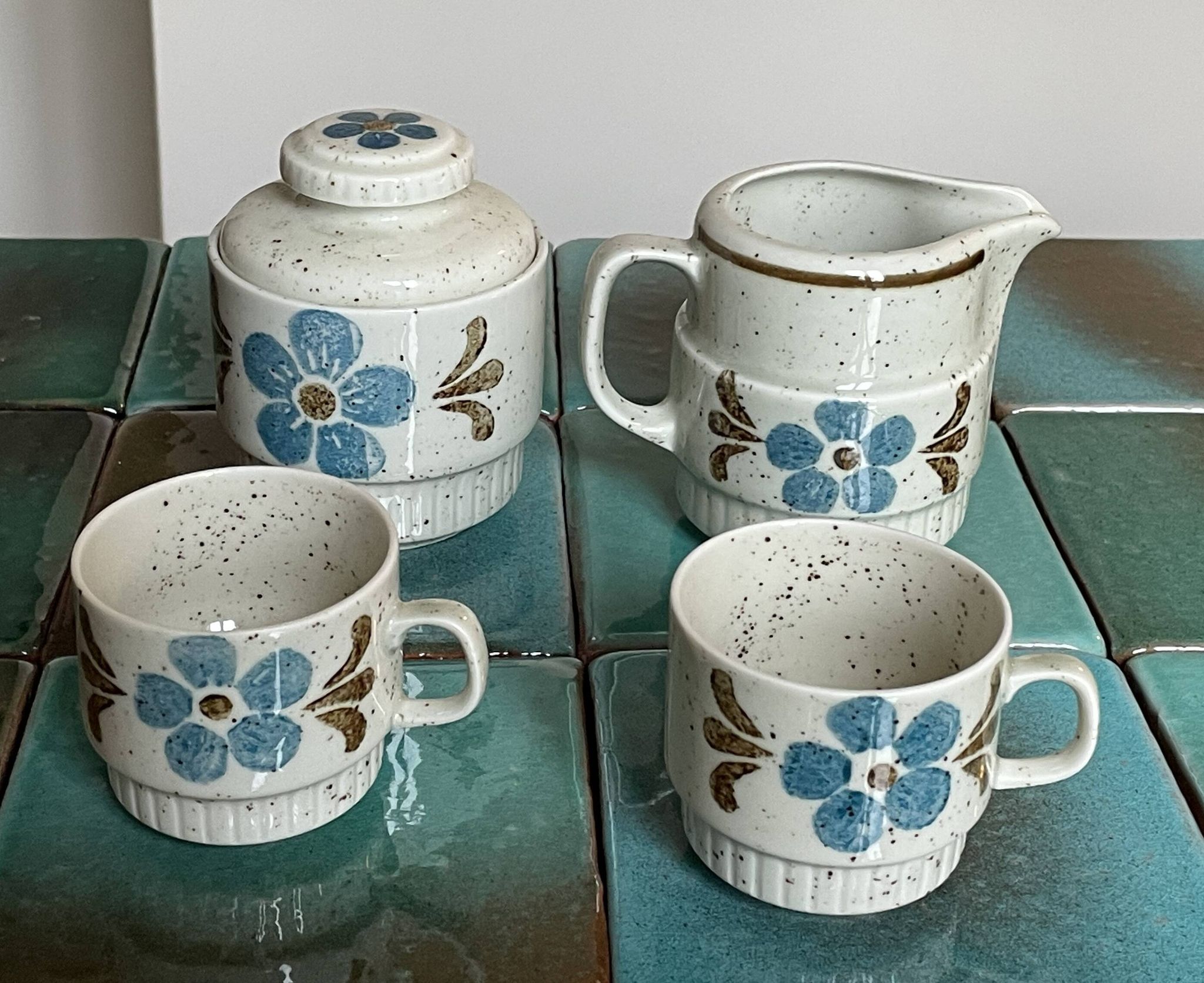 Bareuther waldsassen bavaria fine porcelain coffee service, year 1970