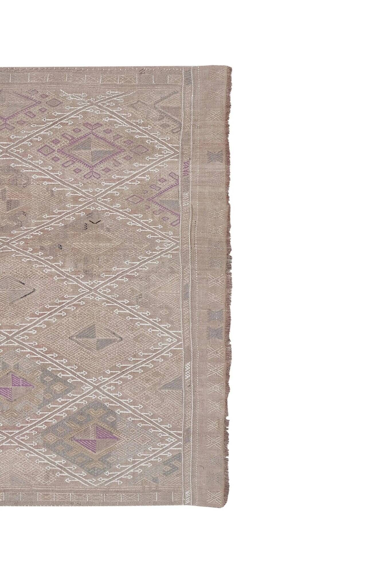 Vintage Turkish kilim, handwoven, 157x222 cm.