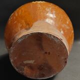 Varnished terracotta jug from Portugal, early 20th century.