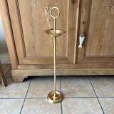 Gold-plated brass ashtray