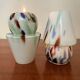 Vintage Murano glass tealight holders (X2)