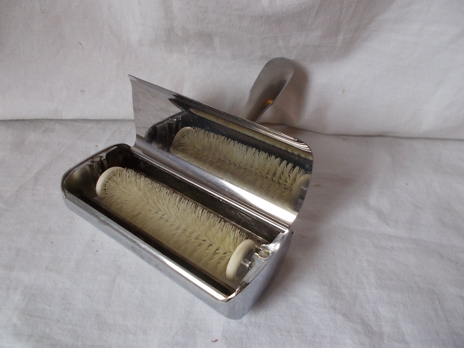 Metal table crumb pick-up in stainless steel