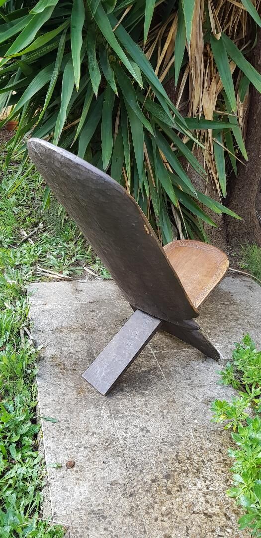 African chair with palaver