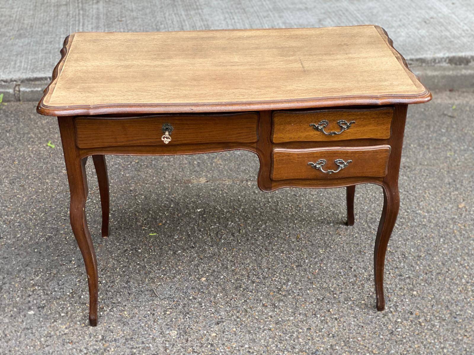 Louis XV oak centre or lady's desk