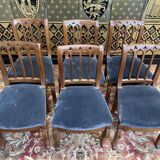 Set of 6 Restoration period chairs