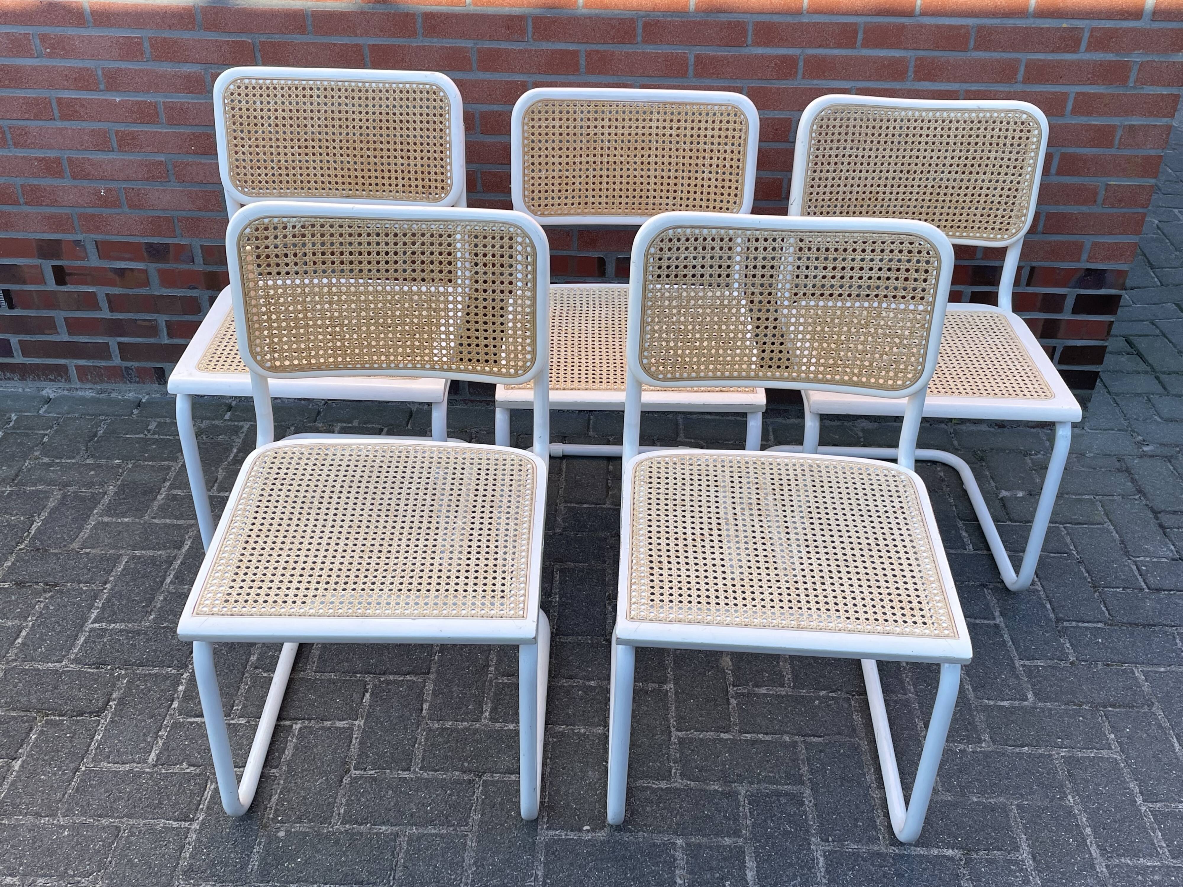 Cesca design chair b32 model in white