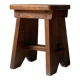 Tabouret / table d'appoint en bois massif