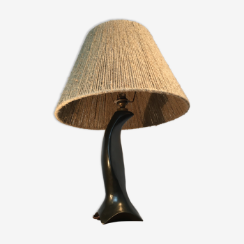 Lampe céramique zoomorphe années 50