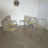 Lot of 6 Zip model chairs by Italian design Marco Maran for Desalto vintage chair