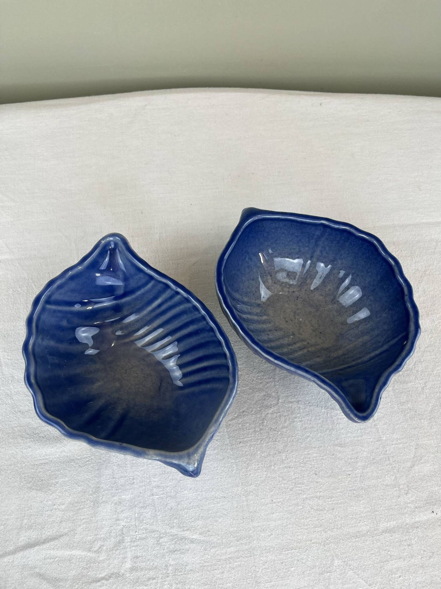 Duo de coupelles coquillages