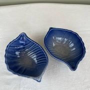 Duo de coupelles coquillages
