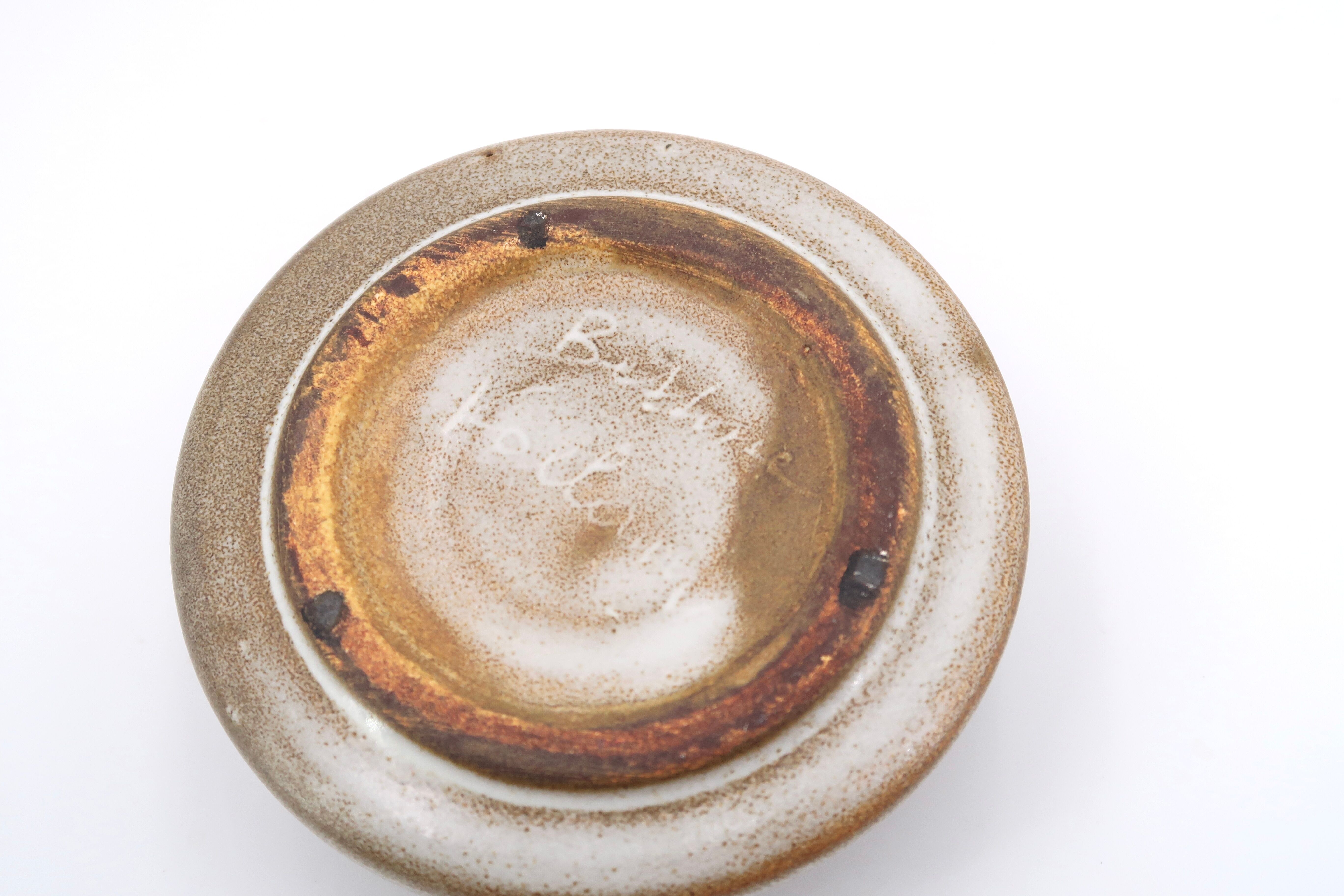 Huguette Bessone ceramic flower pick, Vallauris