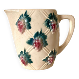 Antique pitcher in Digoin slip