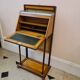 Sloping desk in lemon and amaranth veneer, Louis XVI period