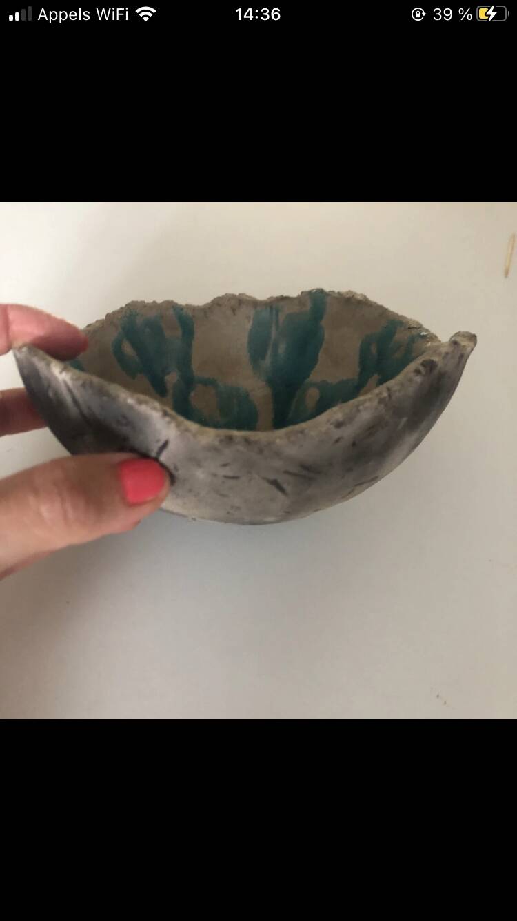 Bowl in raku