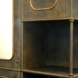 Iron cabinet by Carlo Crespi Parabiago for Carlo Crespi Parabiago, 1940s