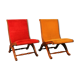 Paire de fauteuils chauffeuses vintage