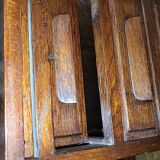 Vintage mahogany school desk