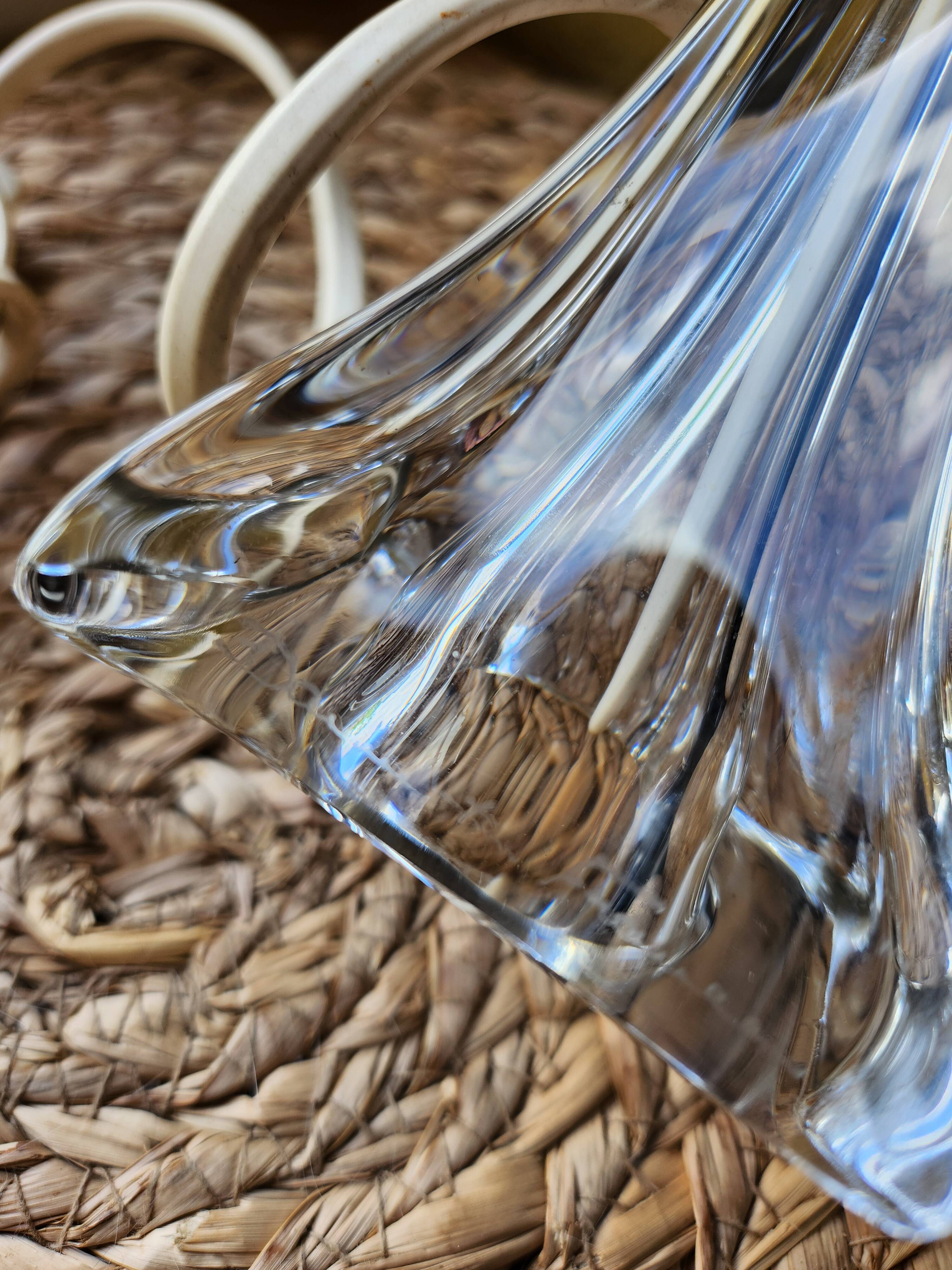 Pied de lampe cristal Daum France