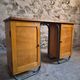 Bureau d'écriture moderniste français en hêtre et acier tubulaire, années 1930