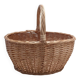 Vintage rattan wicker basket