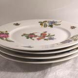 4 flat plates W. Guerin Limoges
