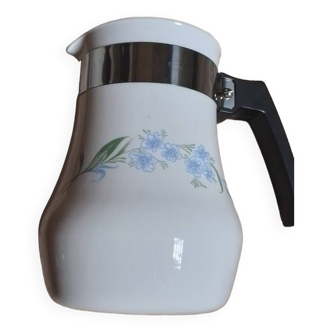 Vintage opaline carafe pitcher