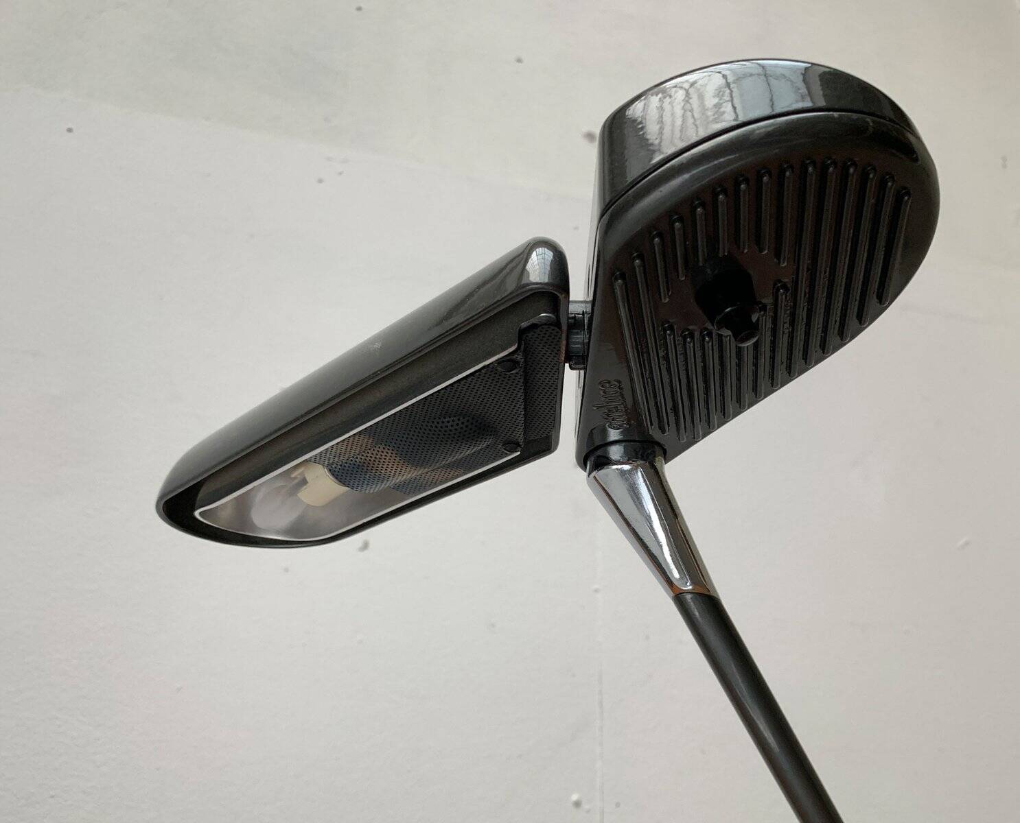 Postmodern Ring A400 table lamps by Bruno Gecchelin for Arteluce, Italy, 1970s, set of 2