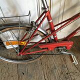 Motobecane brand red vintage '60s brand vintage bike in good condition