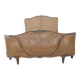 Louis XV style double cane basket bed, mid-20th century