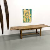 Extendable oak table, 1950s