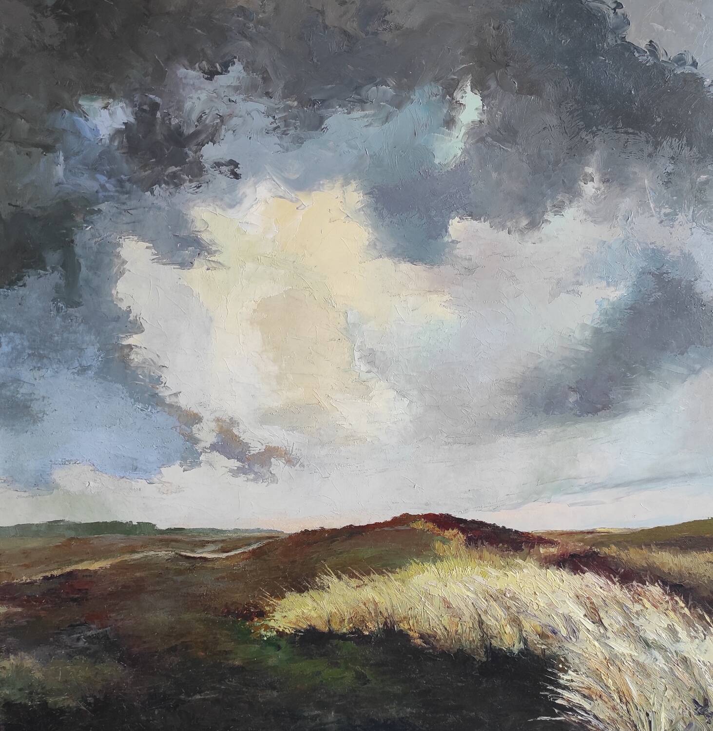 Oil painting on panel H. De Vleeschauwer