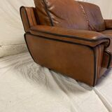 Vintage leather sofa 1980