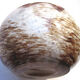 Art Deco ball vase signed Legras, acid-etched glass paste Vine decoration