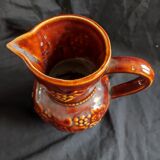 Glazed earth pitcher