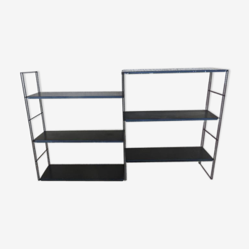 String shelf, modular black lace-up 50/60