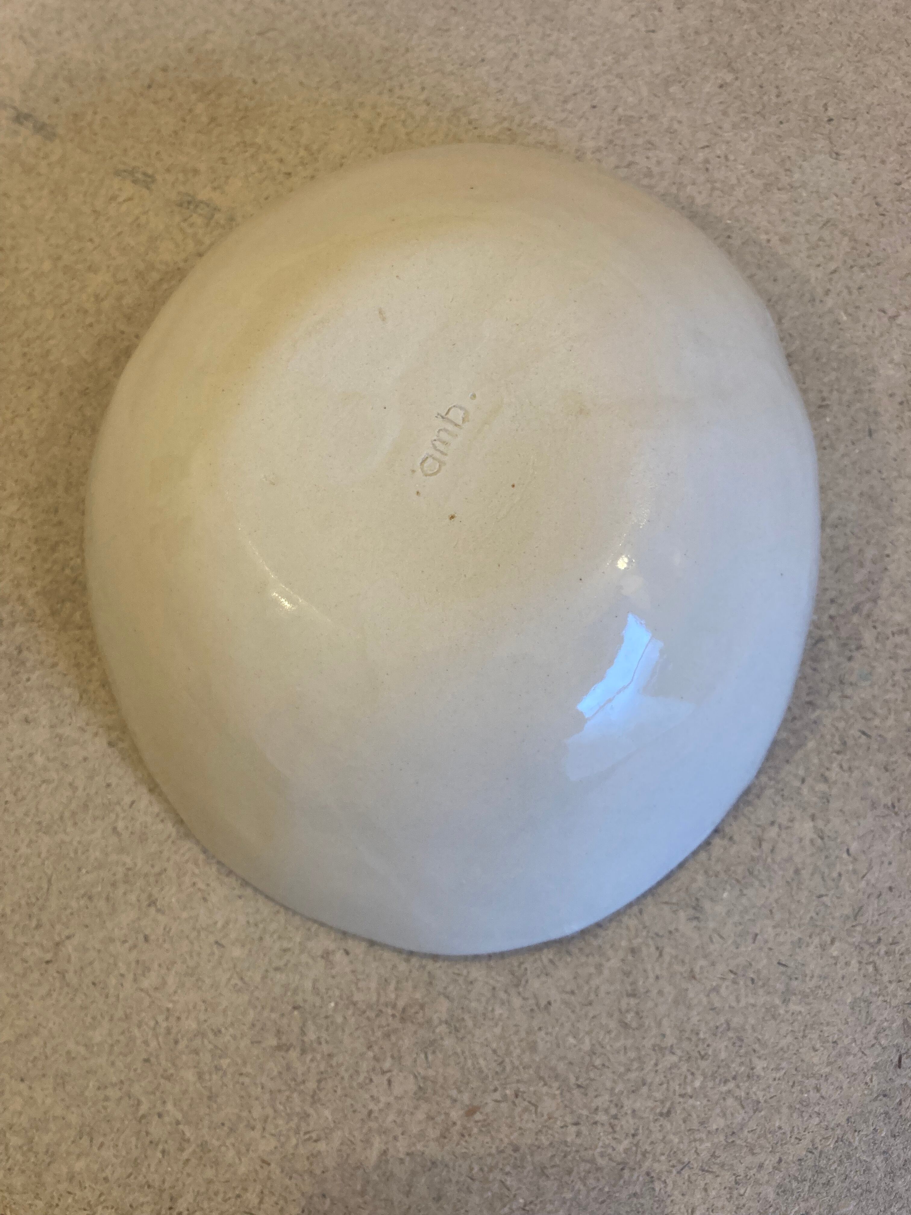 Porcelain salad bowl