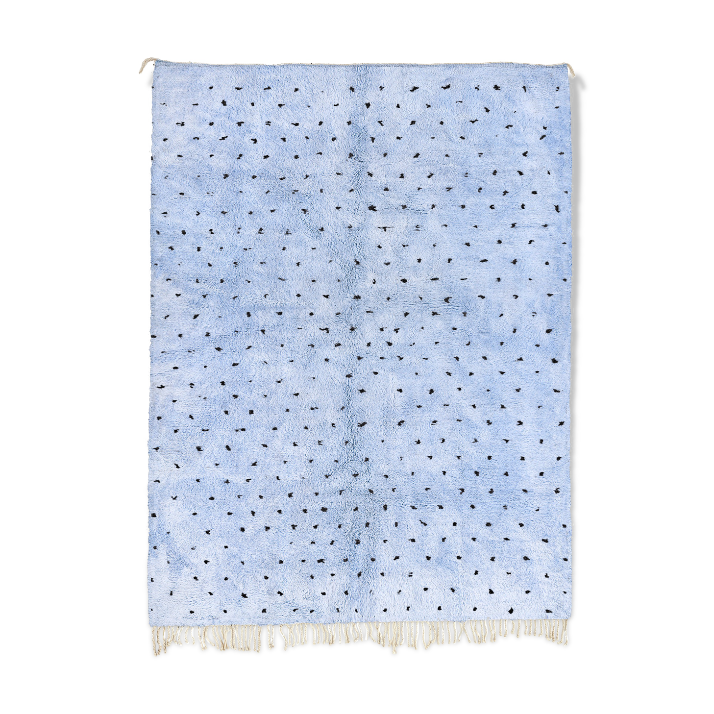 Modern Moroccan carpet blue