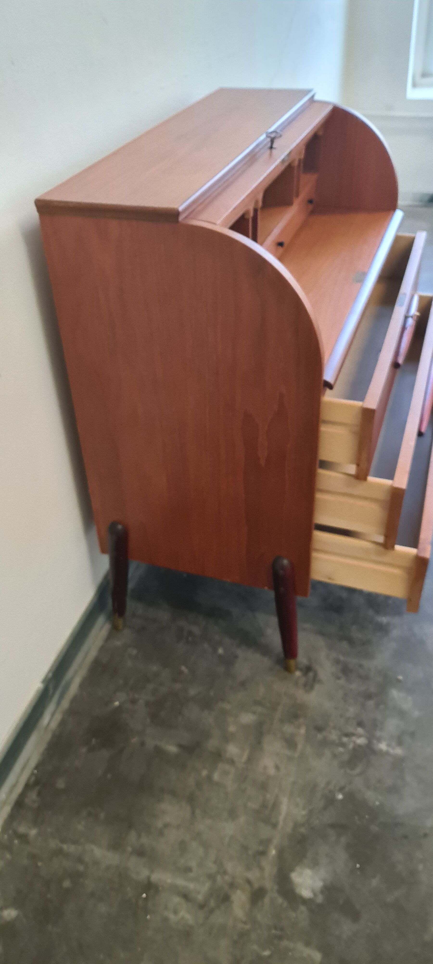 Vintage Scandinavian design secretary by Egon Ostergaard for SMI