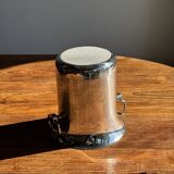 Small flared champagne bucket with 2 loops H20.5