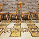 Set of 4 bistro chairs 1960