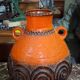 Important glazed ceramic vase, baluster-shaped with a generous body.